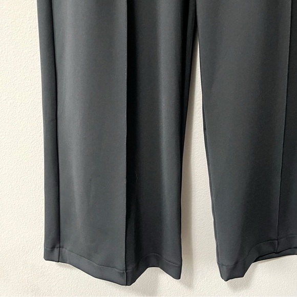 Figs Salina FORMx High Waisted Relaxed Wide Leg Scrub Pant Black Large Regular - Picture 9 of 13